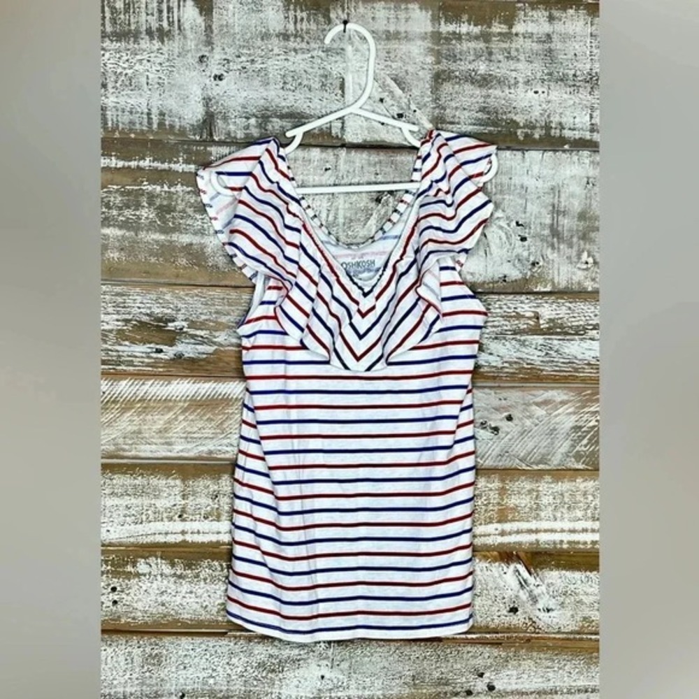 Kid Girls Oshkosh Bgosh sleeveless shirt size 7‎